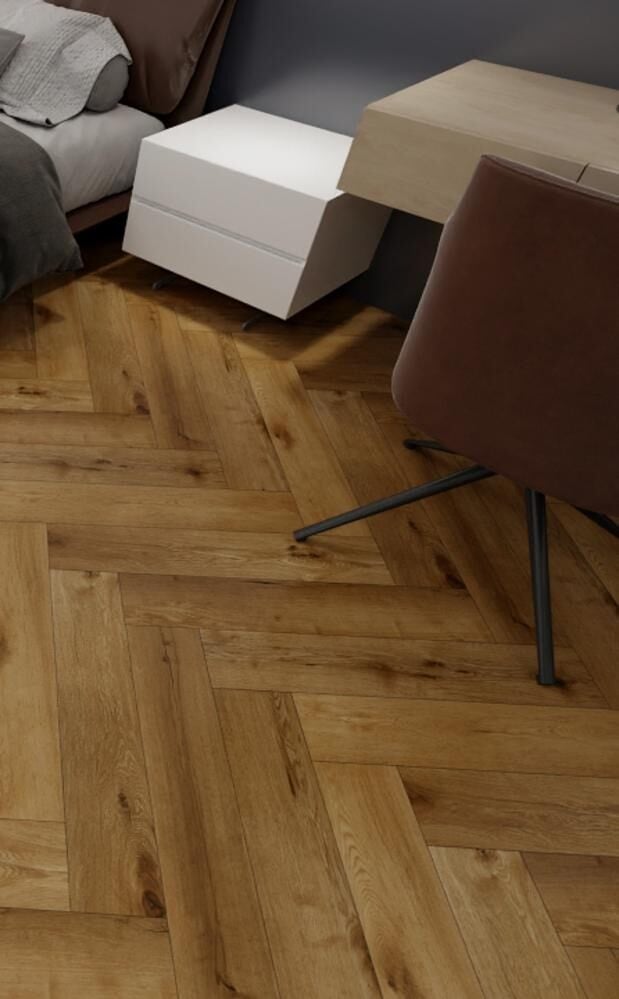 EasyFit Klik PVC Visgraat Mikkeli 224 750x150x6mm 0,55 (met geïntegreerde ondervloer geen 10DB)