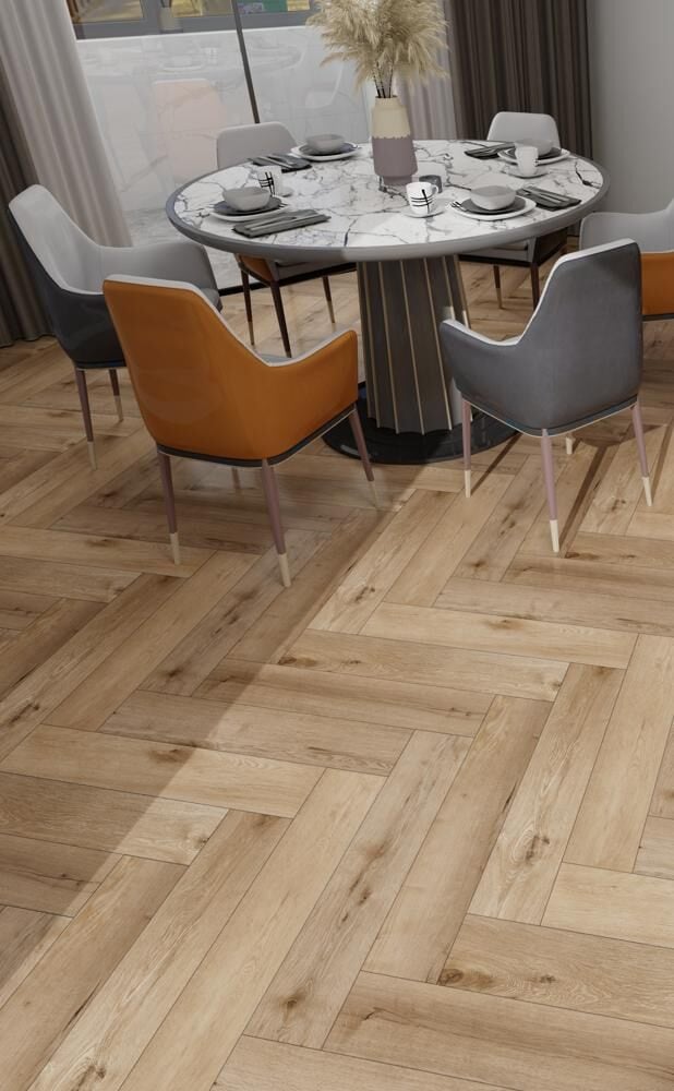 EasyFit Klik PVC Visgraat Mikkeli 228 750x150x6mm 0,55 (met geïntegreerde ondervloer geen 10DB)