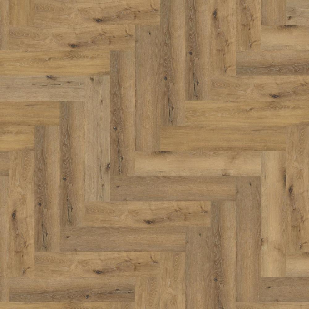 Ambiant Spigato visgraat Essenzo dark oak klik pvc 730x146x7mm 0,55 (met geïntegreerde ondervloer 10DB)
