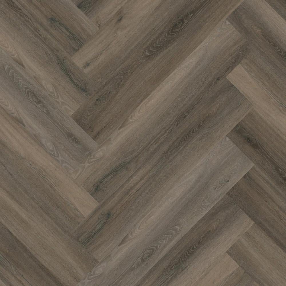 Floorlife Yup Herringbone Paddington dark grey klik pvc 600x150x7mm 0,55 (met geïntegreerde ondervloer 10DB)