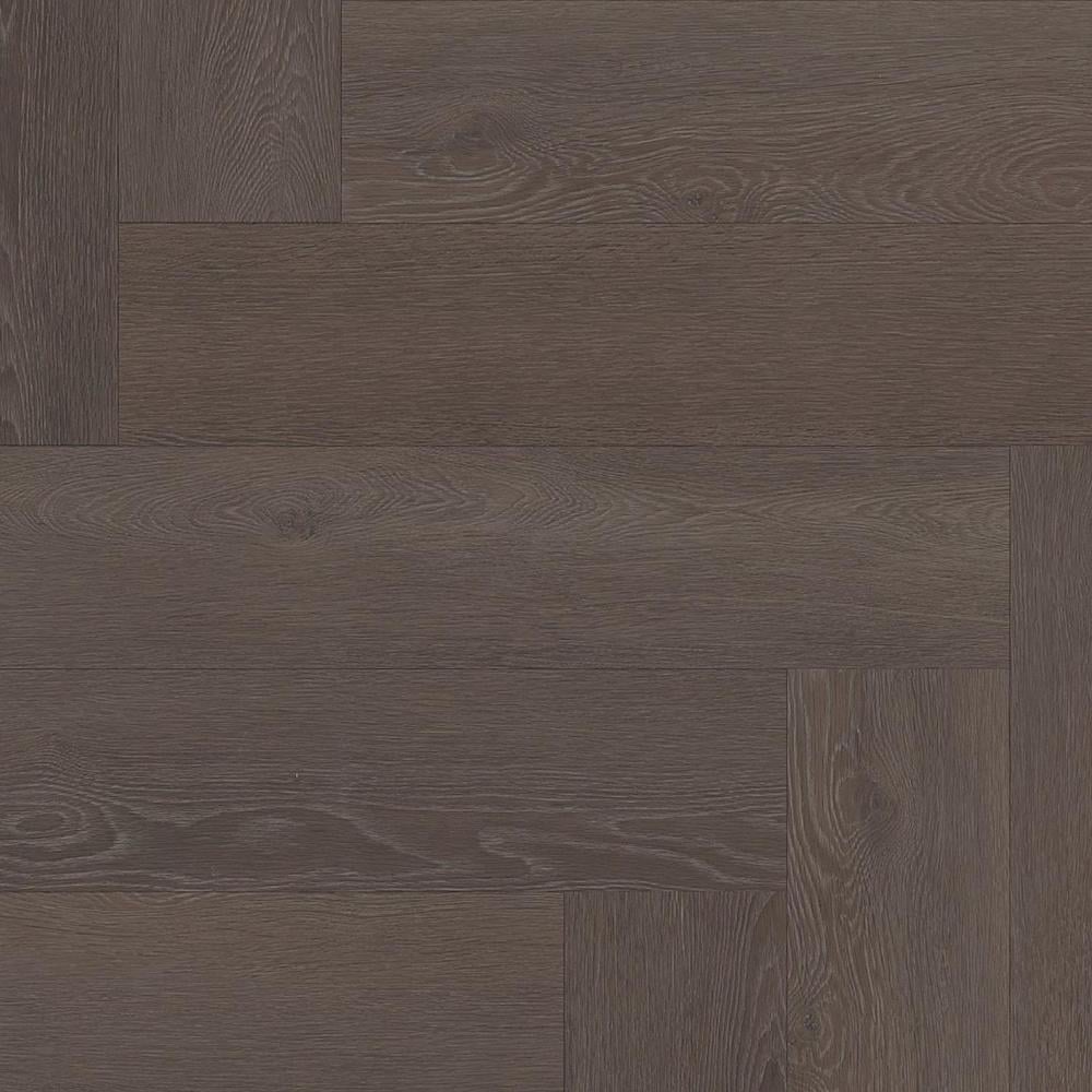 VT Wonen Klik PVC Herringbone charcoal 750x150x7mm 0,55 (met geïntegreerde ondervloer 10DB)