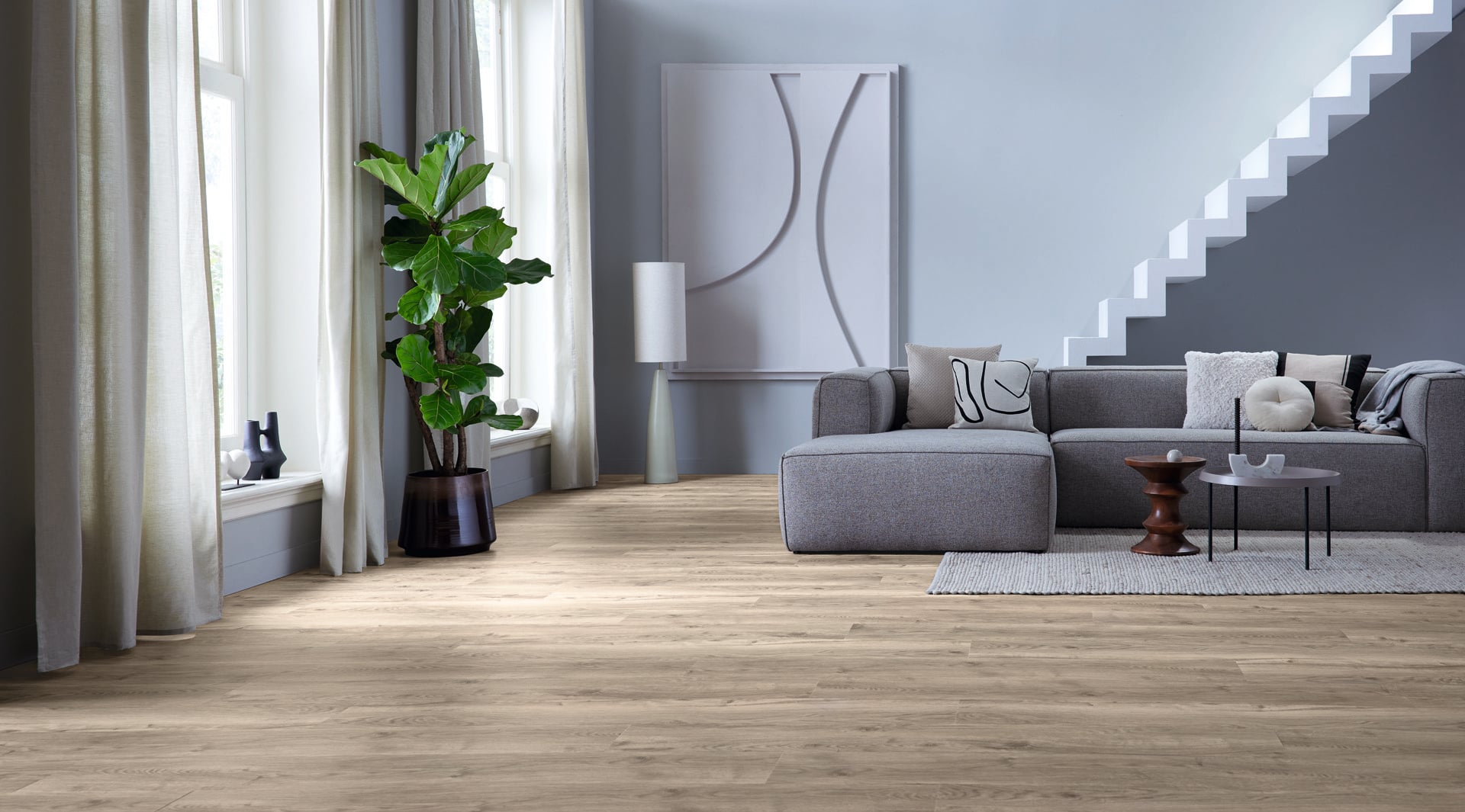 Lijm PVC mFLOR Bramber Chestnut 81611 Moglio 1500x230x2,5mm 0,55