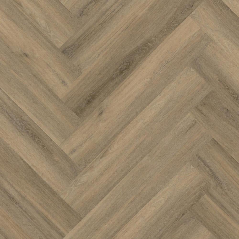 Floorlife Yup Herringbone (paddington) light brown lijm pvc 595x119x2,5mm 0,55