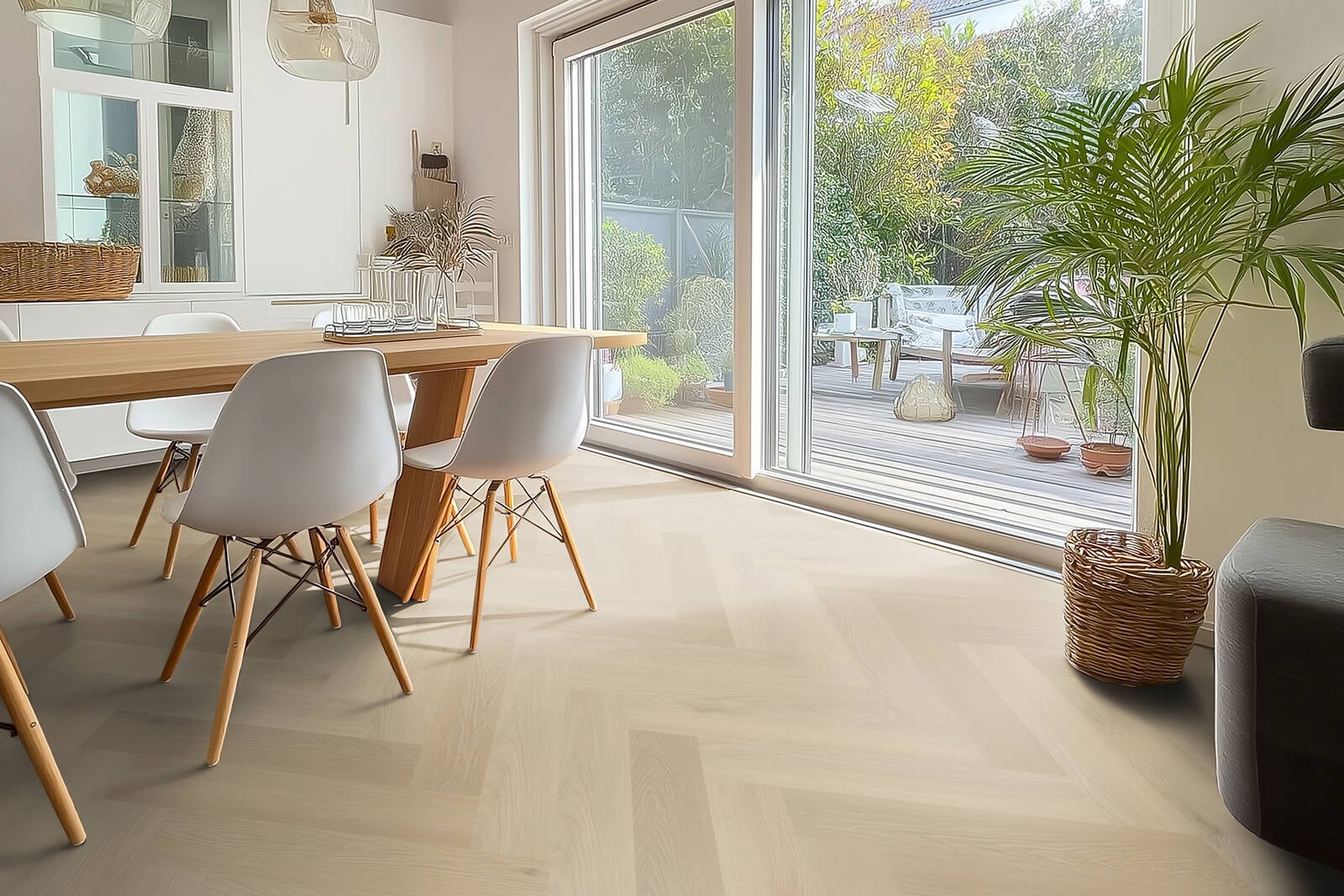 Borgo visgraat XL 33 Rigid Click 750x150x7mm 0,55 (met geïntegreerde ondervloer 10DB)