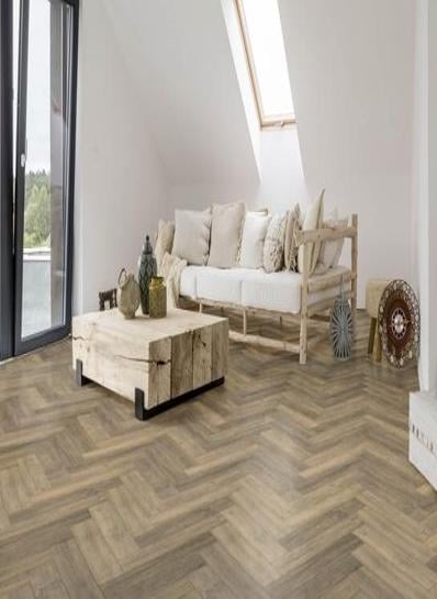 City visgraat Pluto Light klik PVC 615x123x5mm 0,55 (met geïntegreerde ondervloer geen 10DB) - sfeerfoto 1