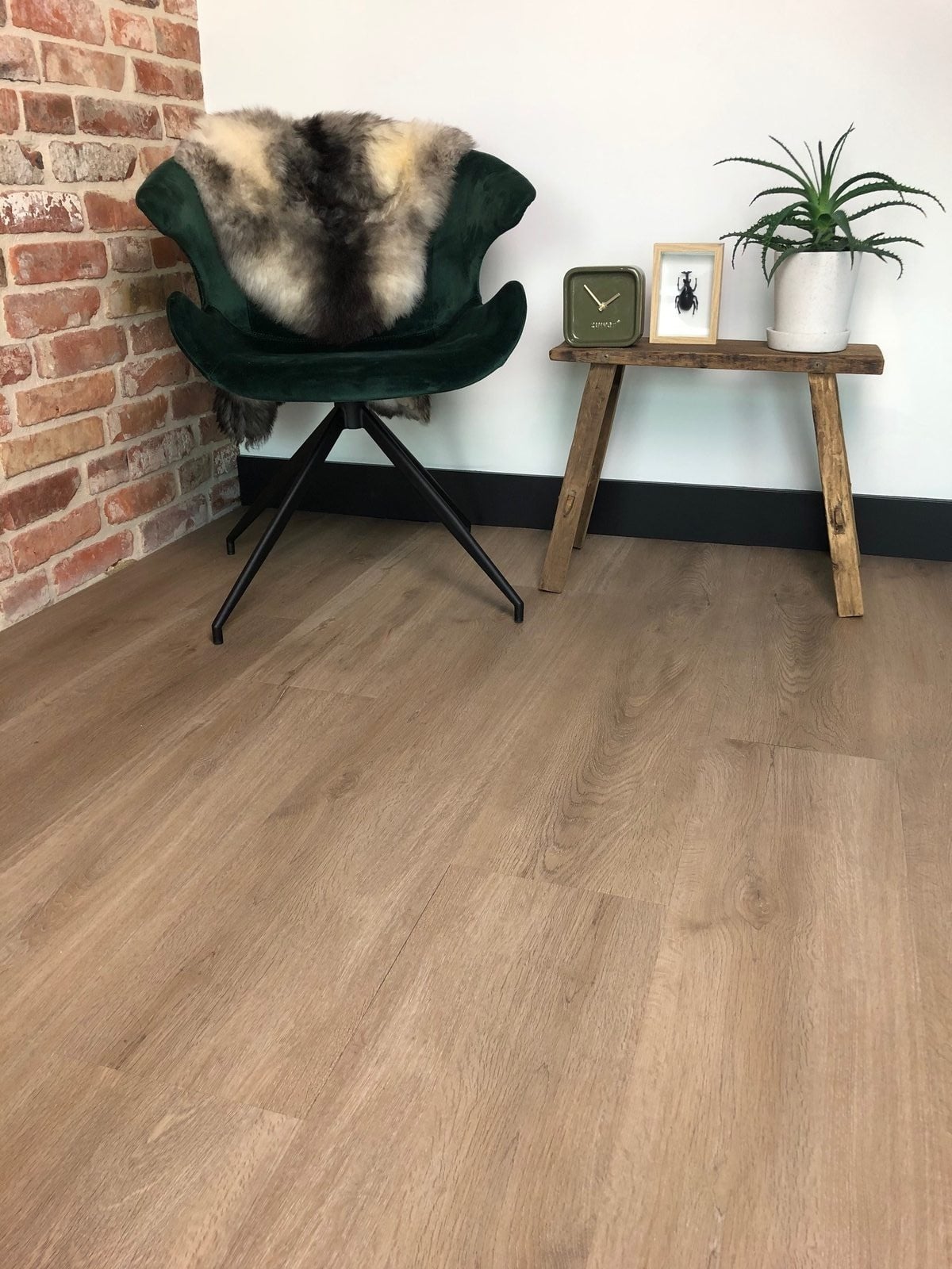 Authentic Classic Oak Light klik PVC 1220x228x4,2mm 0,55 (geen geïntegreerde ondervloer)