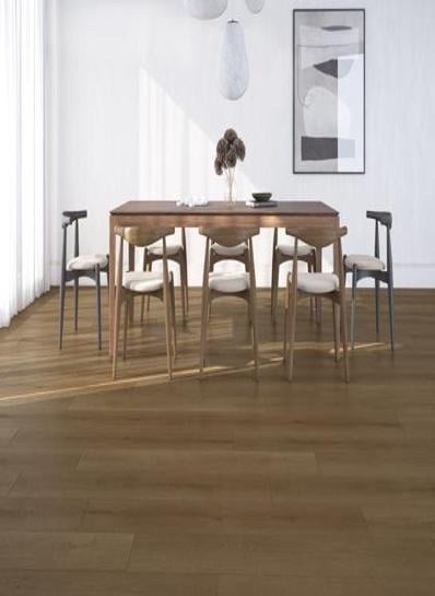 Firmfit Silent klik PVC 1532x232x7,5mm 0,55 (met geïntegreerde ondervloer, wel 10DB) - sfeerfoto 1