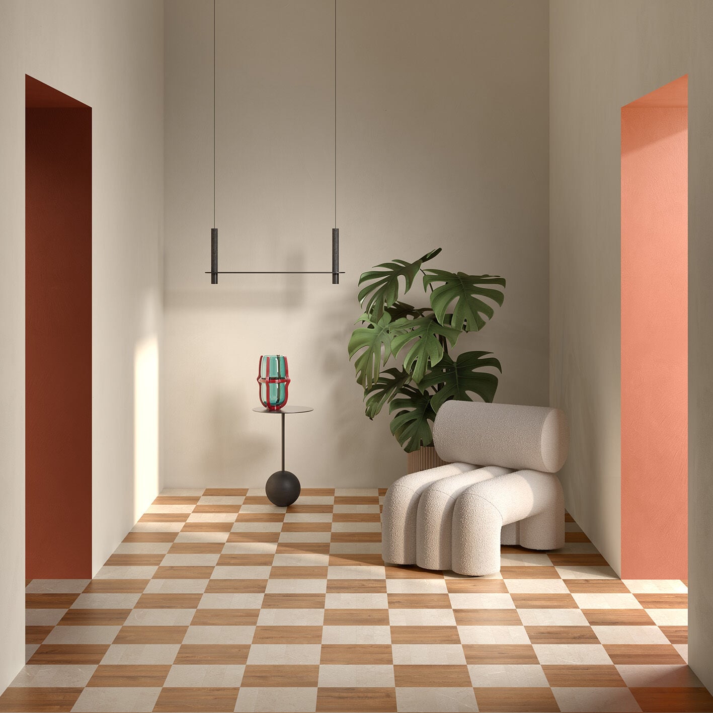 Moduleo Moods Rectangle Grid Duo 661 Specials Dryback 261,3x65,3x2,5mm 0,55