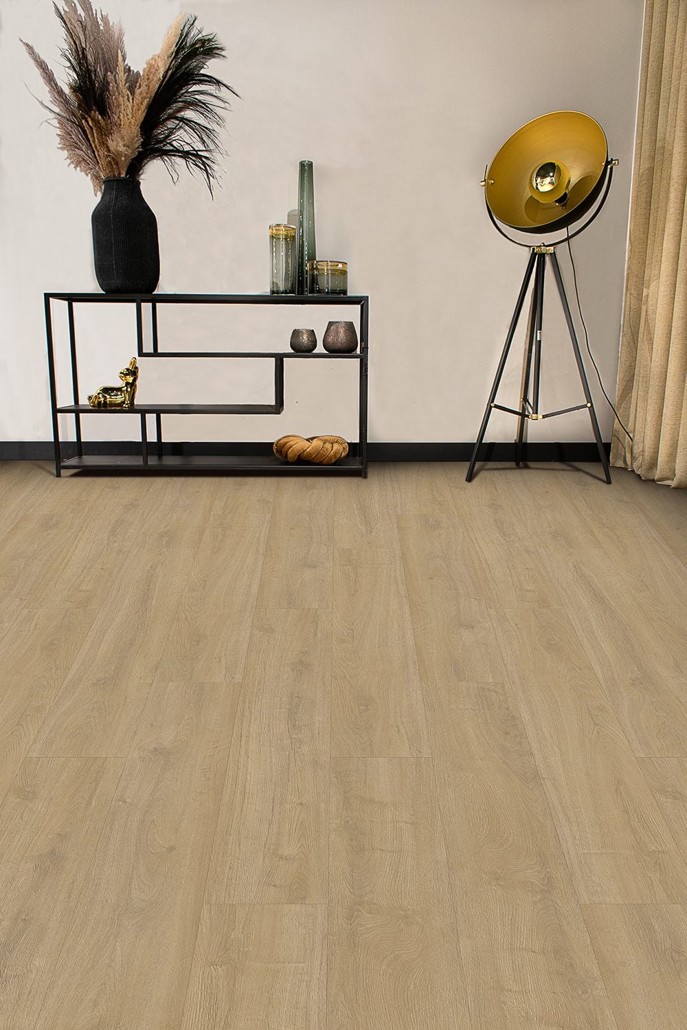 Stech Klik PVC Mops 1522x240x6mm 0,55mm (met geïntegreerde ondervloer)