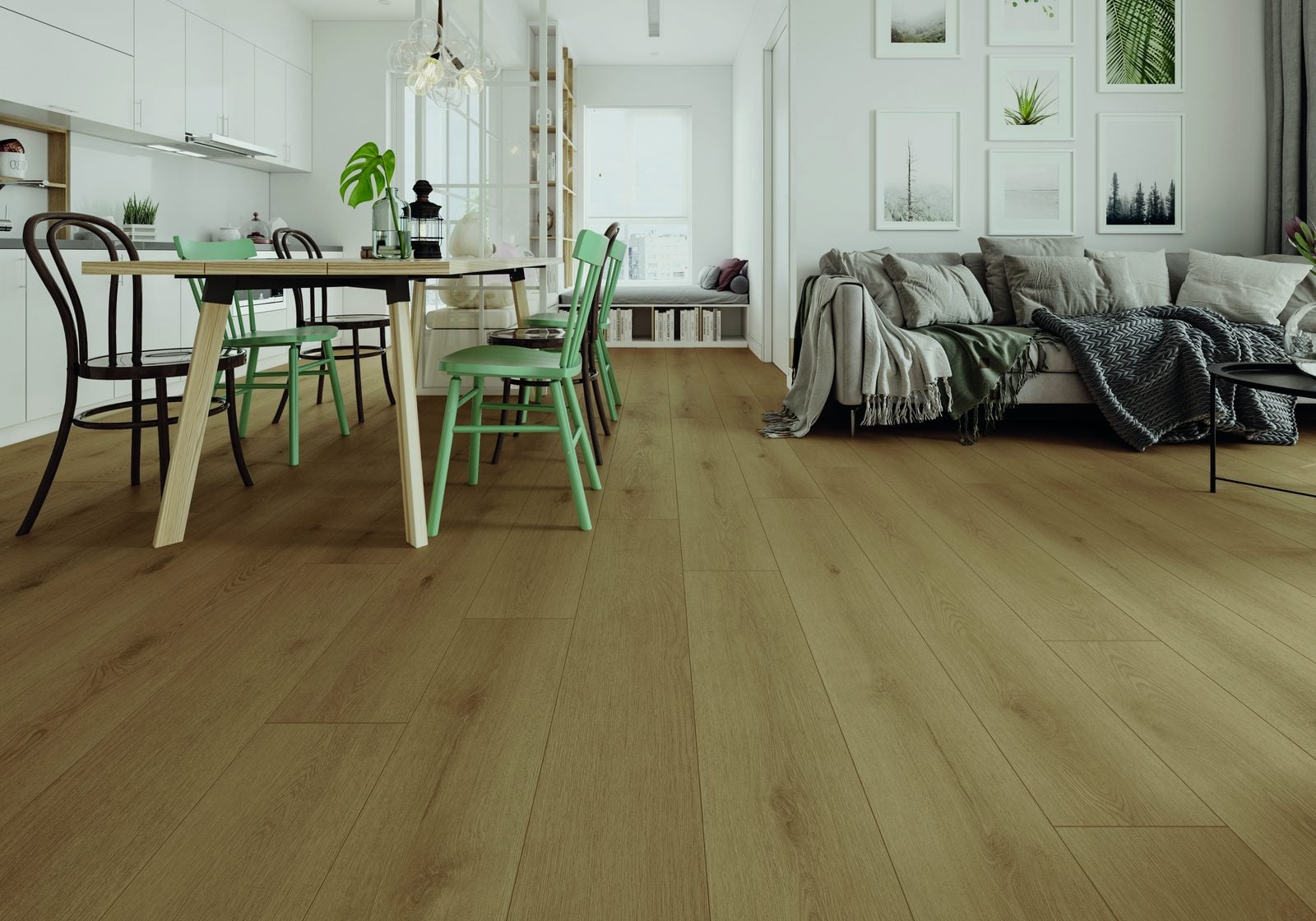 Superior Klik PVC Borneo 1532x232x7,5mm 0,55 (met geïntegreerde ondervloer 10DB)