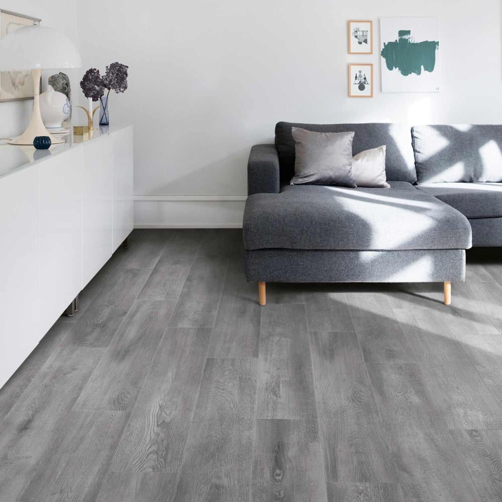 Stech Klik PVC vloer 1220,2x228x5mm 0,55 Grey Bleeched Oak #