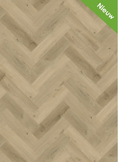 Superior Klik PVC Visgraat 600x150x5,5mm 0,55 Pine oak (met geïntegreerde ondervloer)