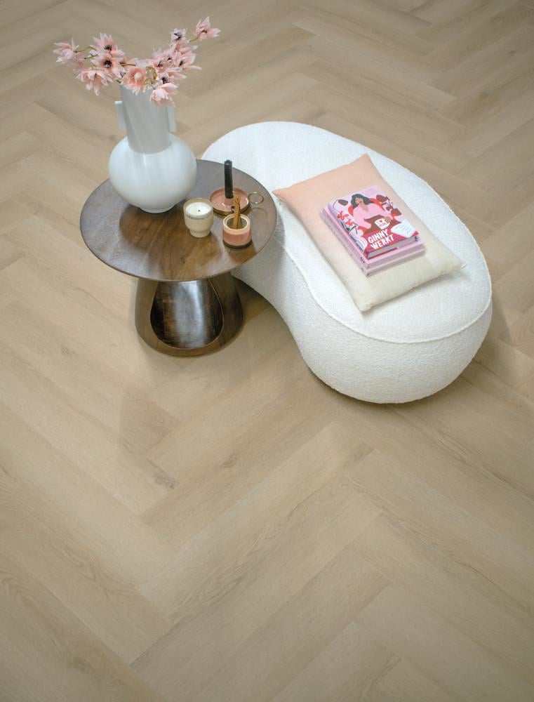Stech Visgraat Andes Natural Klik PVC 710x142x5mm 0,55 (met geïntegreerde ondervloer geen 10DB)
