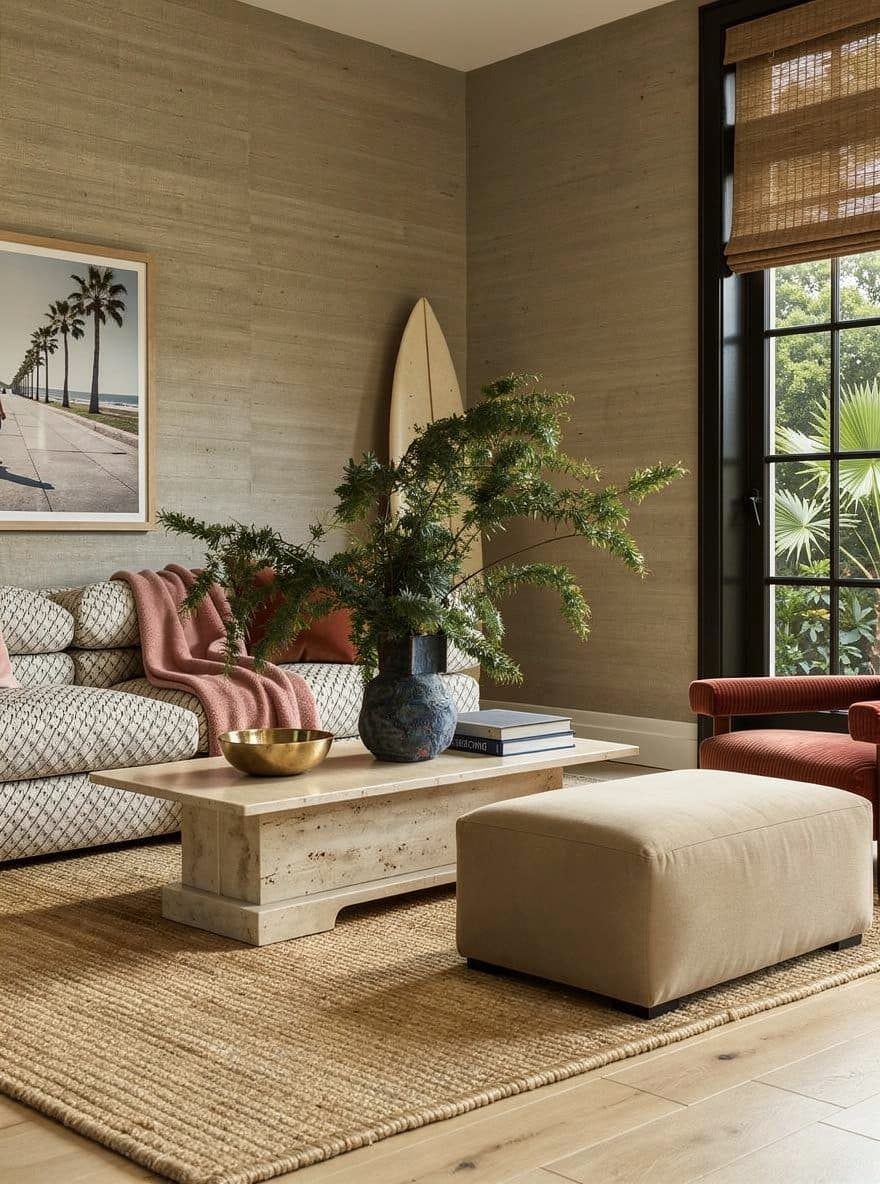Interieur in de stijl Scandifornian