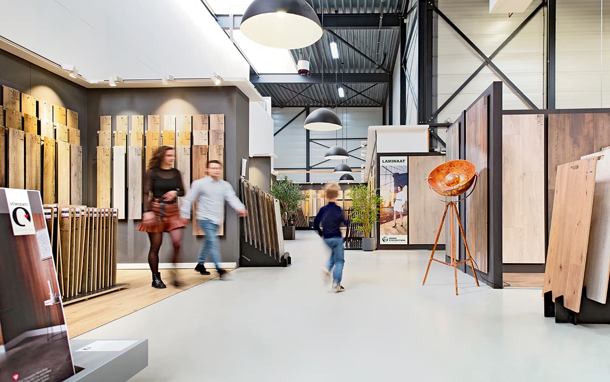 Klik PVC vloeren bekijken in een LAB21-megastore