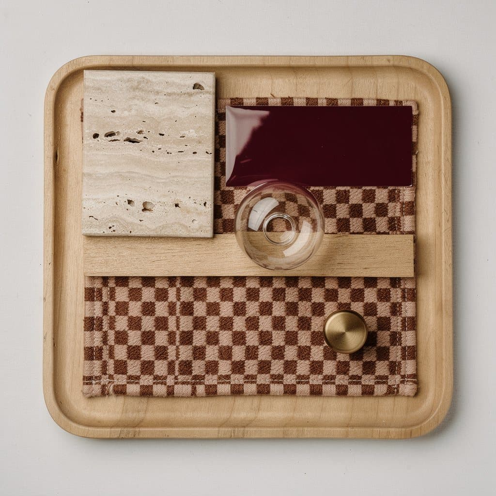 Materiaalbord Scandifornian