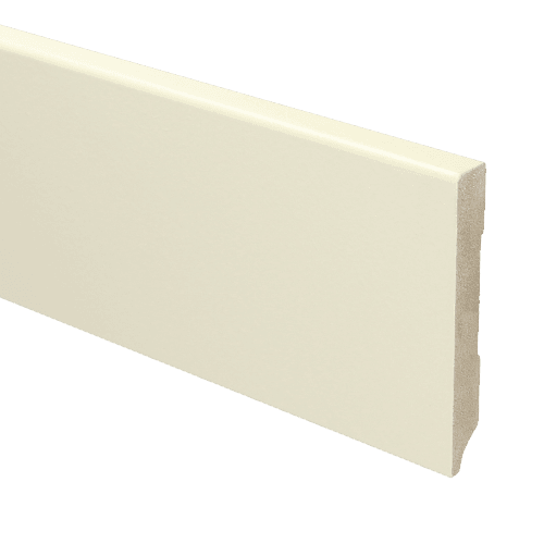 MDF Moderne plint 90x12 voorgelakt RAL 9001