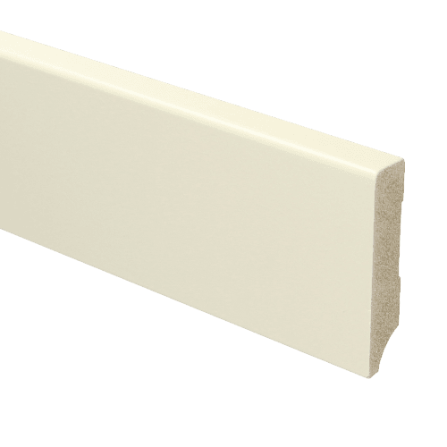 MDF Moderne plint 70x15 voorgelakt RAL 9001