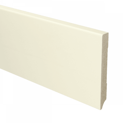 MDF Moderne plint 120x15 voorgelakt RAL 9001