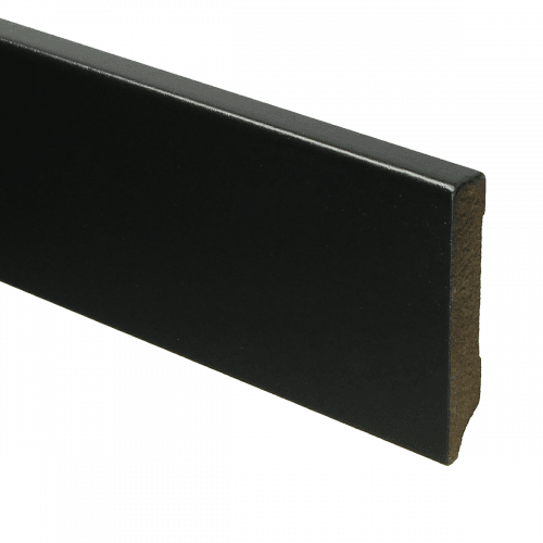 MDF Moderne plint 70x12 voorgelakt RAL 9005