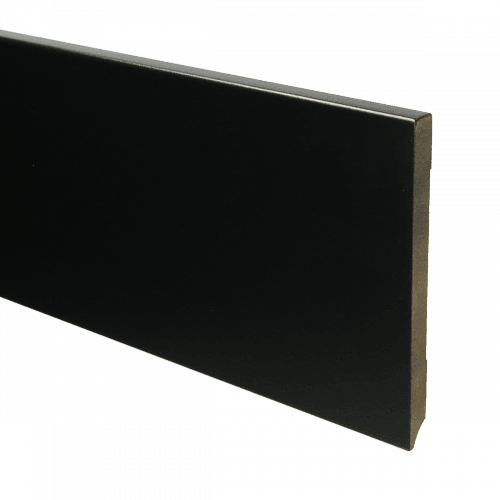 MDF Moderne plint 150x12 voorgelakt RAL 9005