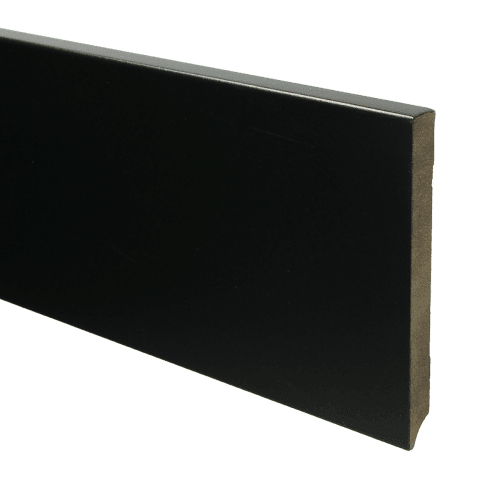 MDF Moderne plint 150x15 voorgelakt RAL 9005