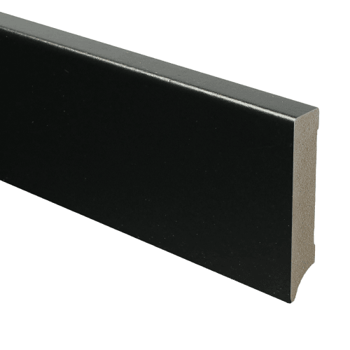 MDF Moderne plint 90x18 voorgelakt RAL 9005