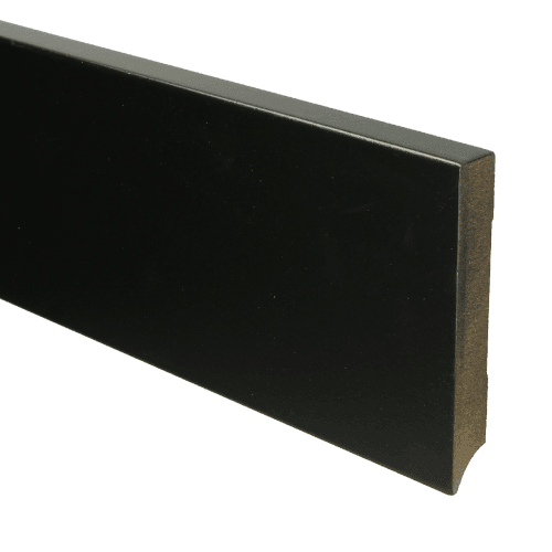 MDF Moderne plint 120x18 voorgelakt RAL 9005