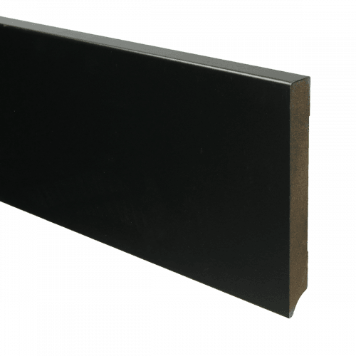 MDF Moderne plint 150x18 voorgelakt RAL 9005