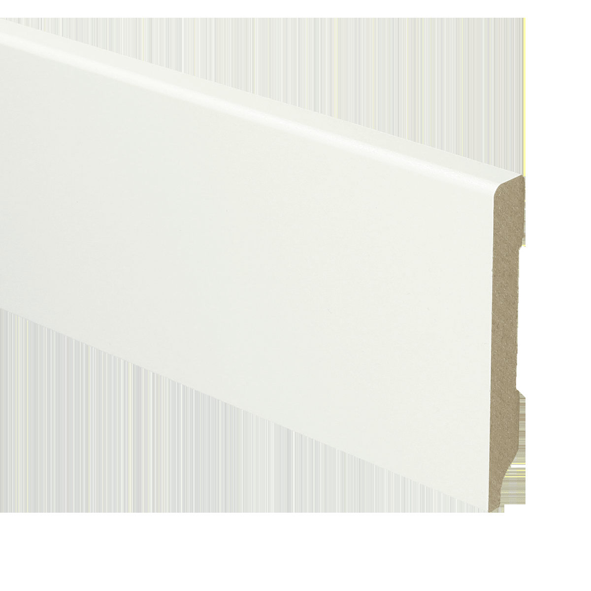 MDF Moderne plint 90x12 voorgelakt RAL 9016