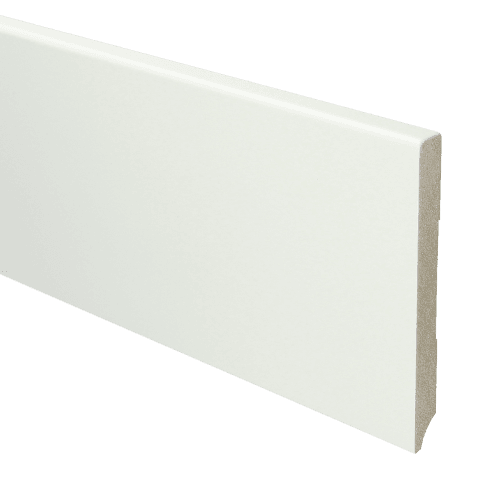 MDF Moderne plint 120x12 voorgelakt RAL 9016