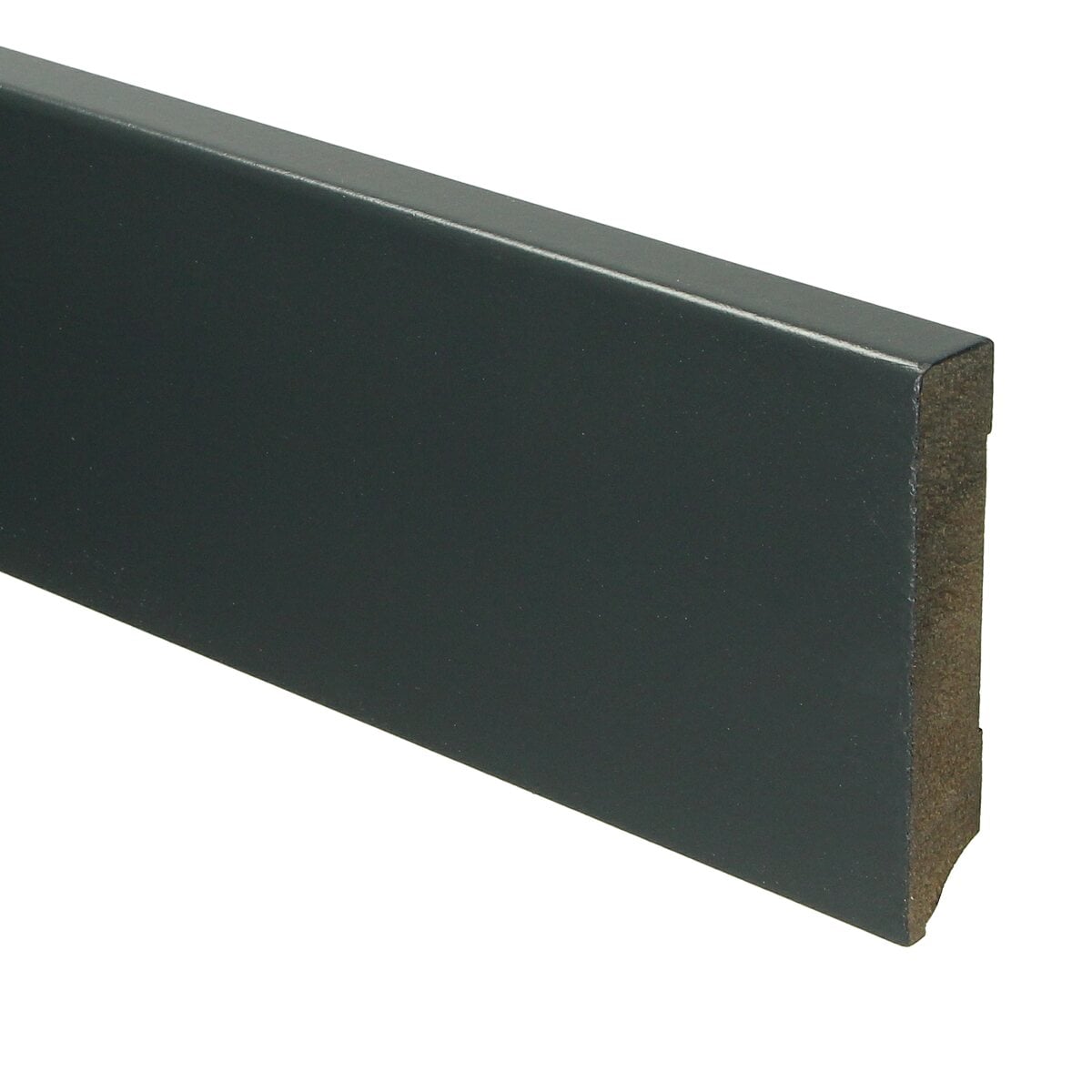 MDF Moderne plint 90x15 voorgelakt RAL 7016