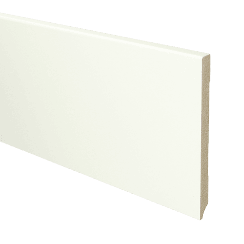 MDF Moderne plint 150x12 voorgelakt RAL 9016