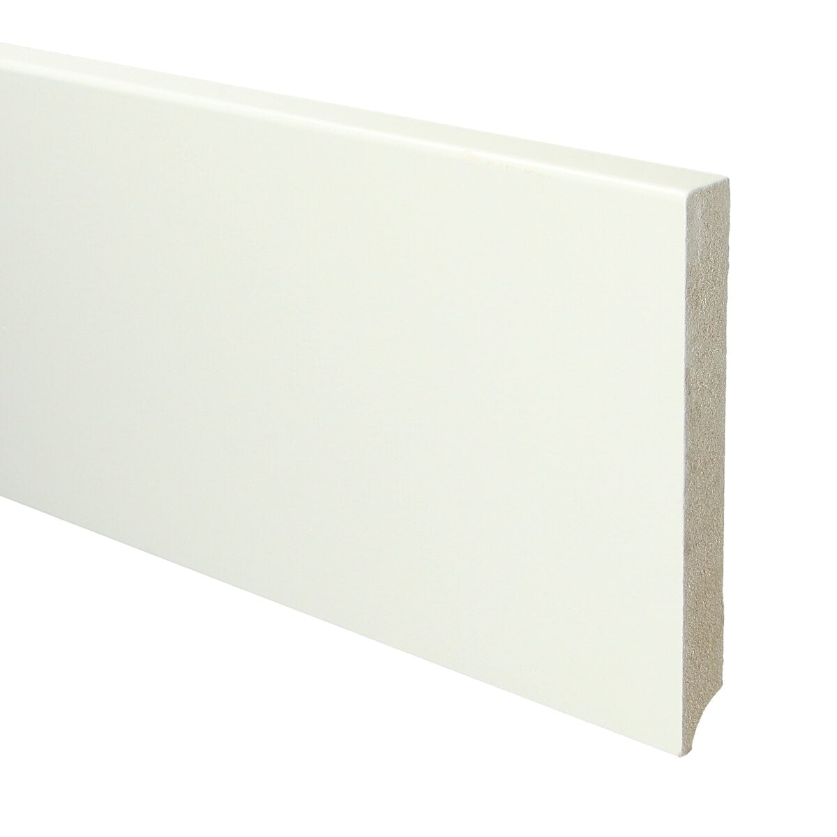 MDF Moderne plint 150x18 voorgelakt RAL 9016
