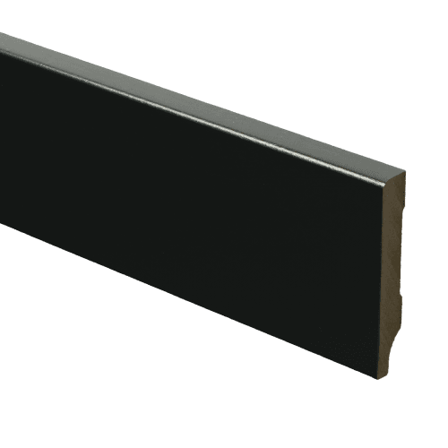 MDF Moderne plint 55x9 voorgelakt RAL 9005