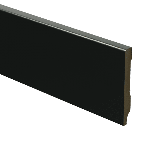 MDF Moderne plint 70x9 voorgelakt RAL 9005