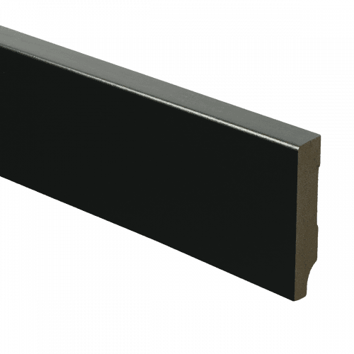 MDF Moderne plint 55x12 voorgelakt RAL 9005