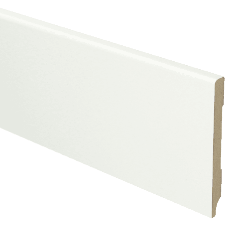 MDF Moderne plint 90x9 voorgelakt RAL 9016