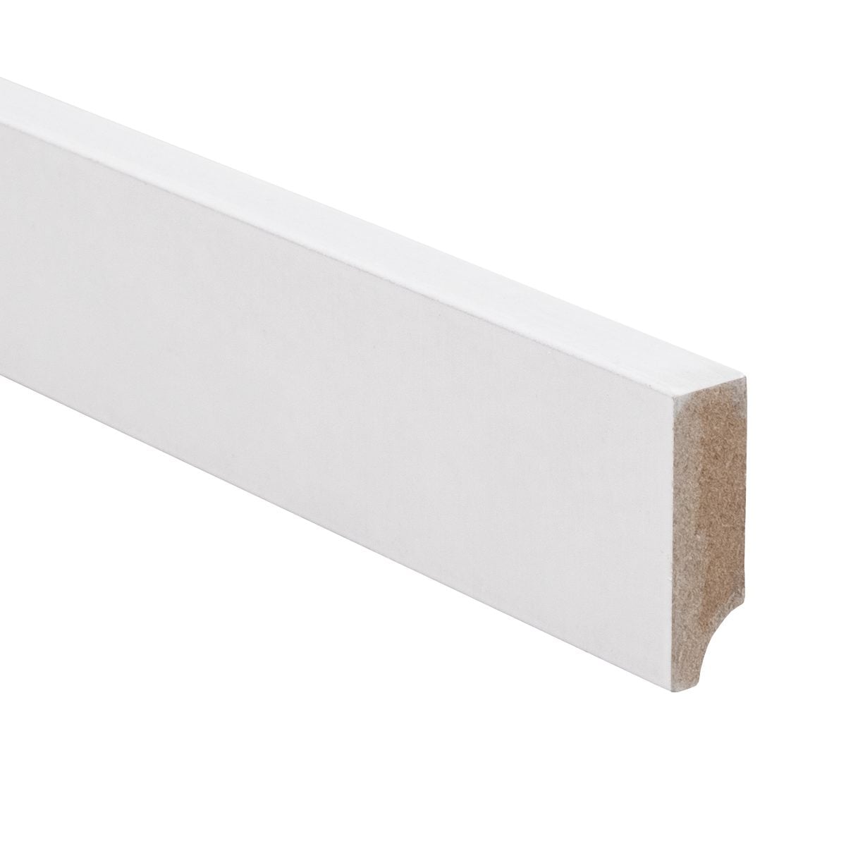 MDF Moderne plint 40x12mm gegrond