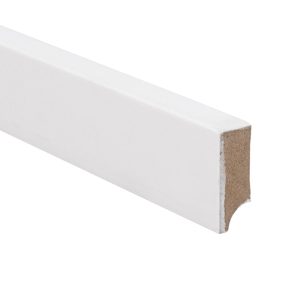 MDF Moderne plint 40x15mm gegrond