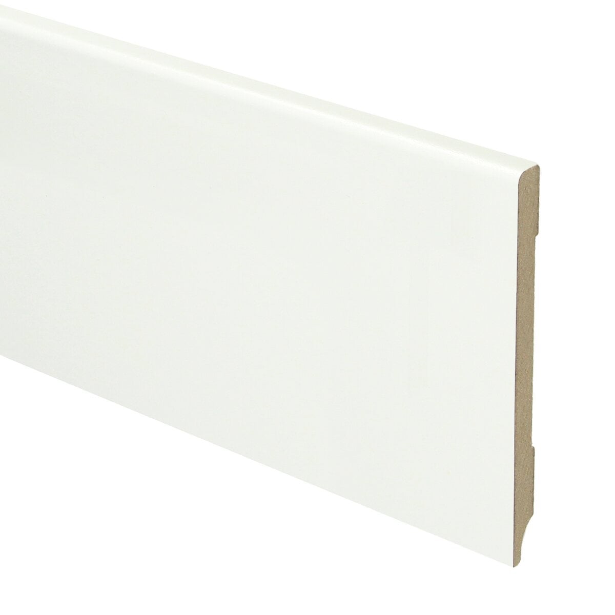 MDF Moderne plint 120x9 voorgelakt RAL 9016