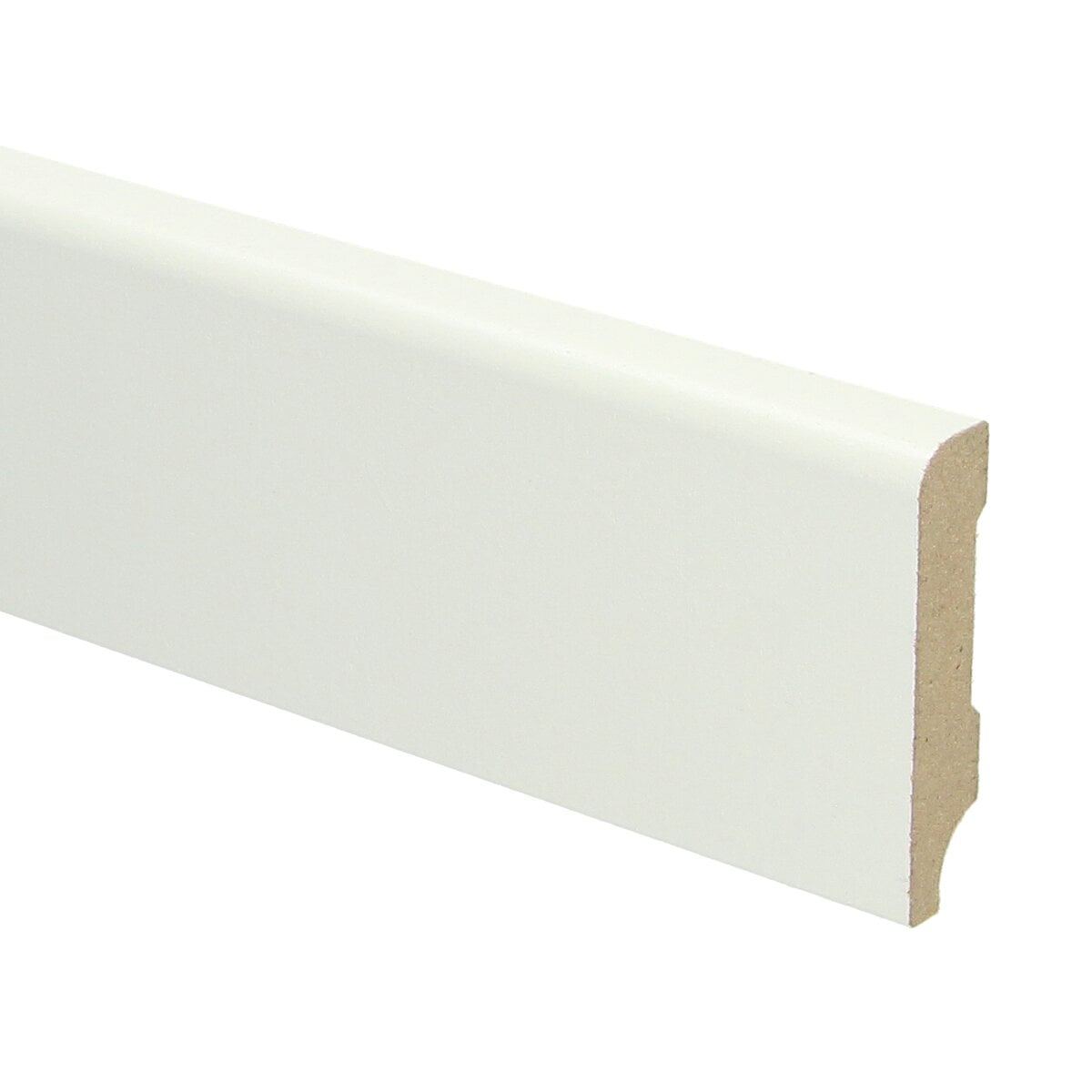 MDF Koloniale plint 60x12 wit voorgelakt RAL 9010