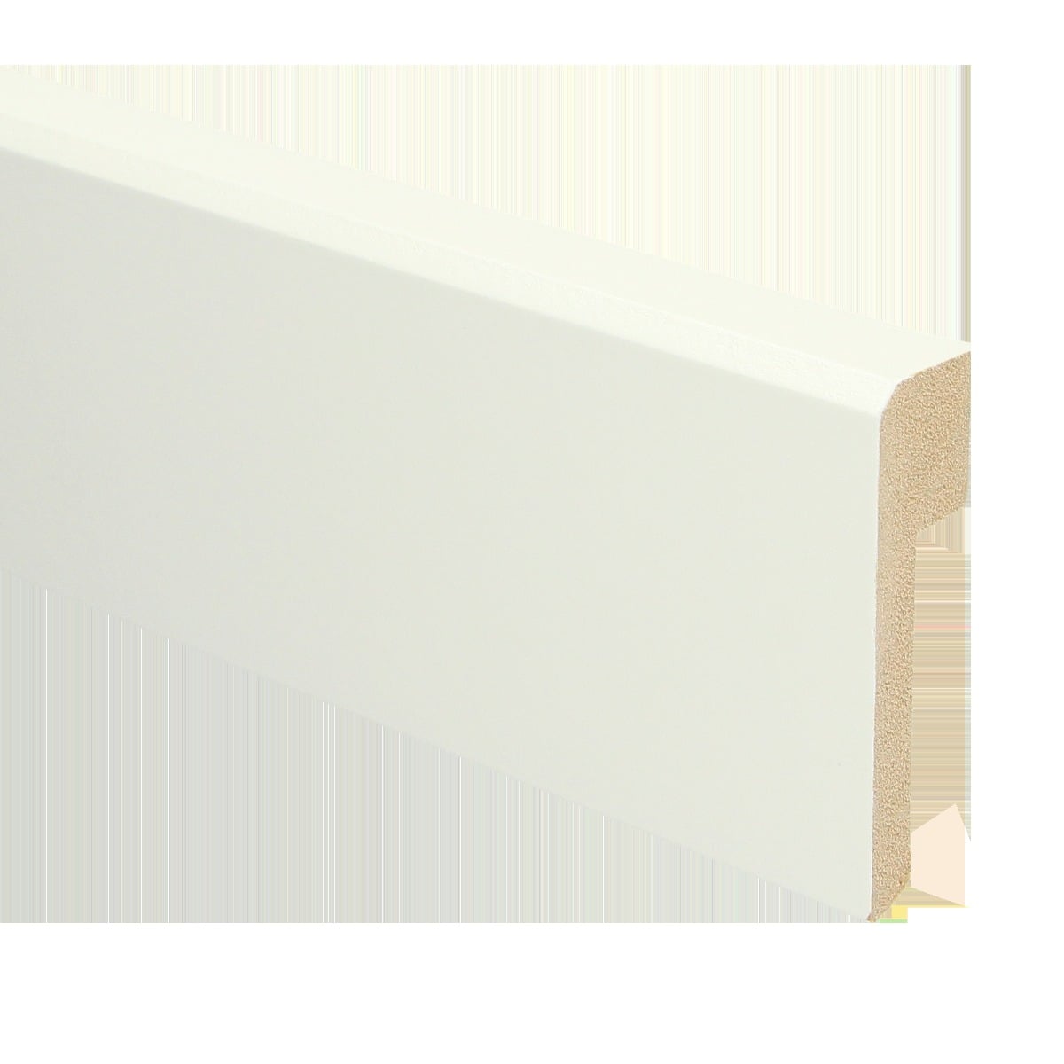 MDF Renovatieplint klassiek 85x22 voorgel. RAL 9010 klik vloeren