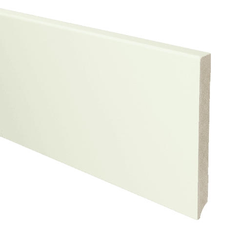 MDF Moderne plint 150x15 wit voorgelakt RAL 9010