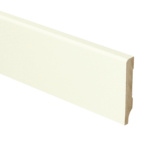 MDF Moderne plint 55x9 wit voorgelakt RAL 9010