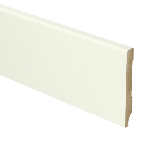 MDF Moderne plint 70x9 wit voorgelakt RAL 9010