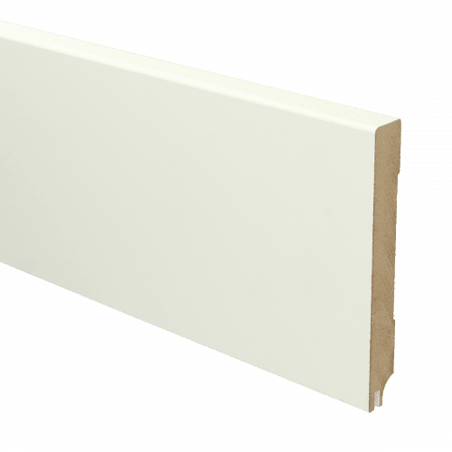 MDF Moderne plint 120x15 voorgelakt + uitsparing