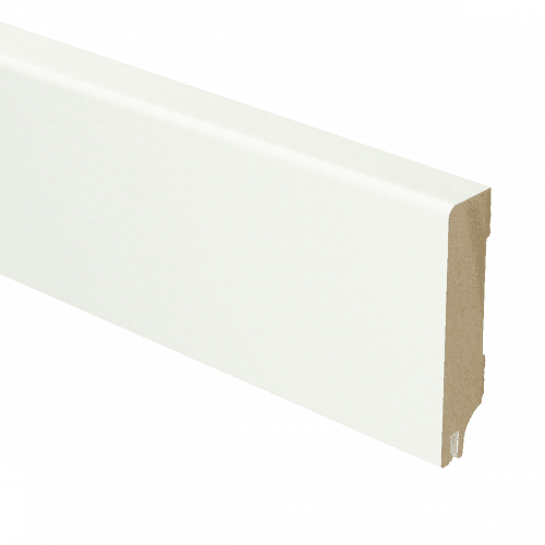 MDF Moderne plint 70x15 RAL 9016 + uitsparing