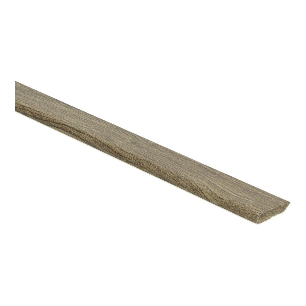Platte plint met plakstrip oud eiken mat geolied