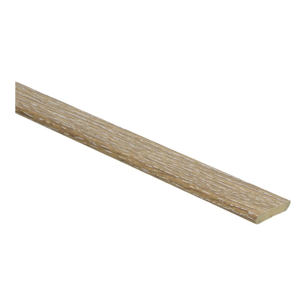 Platte plint met plakstrip eiken wit ceruse